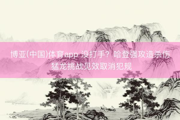 博亚(中国)体育app 没打手？哈登强攻造杀伤 猛龙挑战见效取消犯规